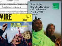 New reports of human rights violations highlight situation of Iran's Baha'is Three recent reports published by major human rights organizations that highlight Iran's treatment of its Baha'i citizens. The reports have been issued by the International Federation for Human Rights (top left), Amnesty International (bottom left) and Minority Rights Group International (right).