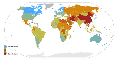 Freedom of Religion map