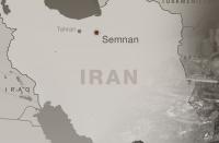 Map of Iran showing Semnan
