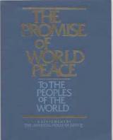 The Promise of World Peace cover