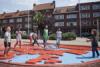 Youth enjoy important community social spaces in Tarwewijk, a neighborhood in Rotterdam city, The Netherlands