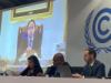 Judge Mohamed Abdelsalam (video projection) and other event panelists