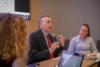 Augusto Lopez-Claros,senior fellow at the School of Foreign Services at Georgetown University, offers observations during a BIC side event