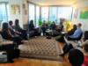 Delegates of the Baha'i International Community consult in preparation for their engagement at the 62nd UN Commission on the Status of Women