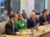His Highness Prince Albert II of Monaco speaking at the BIC offices