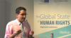 Sina Varaei represented the BIC at the conference, where he asked: “What is the role of youth in breaking the patterns of violence and exclusion which prevail in their family, community or country?”