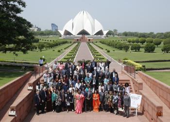The Baha’i International Community hosted the G20 Interfaith Forum between 7-9 May, 2023, at in the Baha’i House of Worship in New Delhi, India