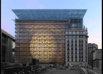 Exterior of the Council of the European Union Europa building