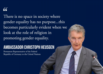 Ambassadors from a variety of permanent missions to the United Nations offered thoughts on the BIC’s feature film "Glimpses into the Spirit of Gender Equality at CSW65
