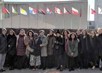 The Baha'i International Community's delegation to the 62nd UN Commission on the Status of Women