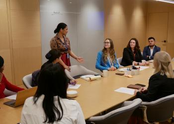 Participants in one of the workshop’s breakout sessions