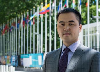 Serik Tokbolat, representative of the Baha'i International Community to the United Nations