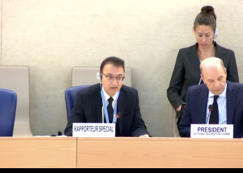 The United Nations Special Rapporteur on human rights in Iran, Dr. Javaid Rehman, UN Member States, and the Baha’i International Community, highlighted the “extreme” persecution of Iranian Baha’is yesterday at the Human Rights Council