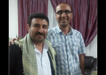 Mr. Waleed Ayyash (left) and Mr. Kayvan Ghaderi (right). Mr. Ghaderi has been imprisoned since 2016. 